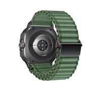 WUURAA Bracelet en nylon respirant Pour Samsung Galaxy Watch Ultra2(2025), bracelet sport Pour Galaxy 7 Ultra 47mm(NO.1 army green,For Watch Ultra2(2025))