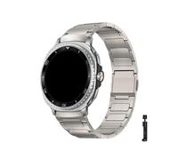 WUURAA Bracelet en titane Pour Samsung Galaxy Watch 8 40mm 44mm 8Classic 46mm, bracelet de rechange for Samsung Watch Ultra 47mm(Titanium,For Galaxy 8 44mm)