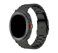 WUURAA Bracelet en titane Pour Samsung Galaxy Watch 8 44mm 40mm, Classic 46mm, Pour Galaxy Watch Ultra 47mm, bracelet de remplacement(Black,For Galaxy 8 40 44mm)