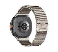 WUURAA Bracelet milanais en métal Pour Samsung Galaxy Watch 8/8Classic 46mm, Band en acier inoxydable Pour Watch Ultra 47mm, bracelet de remplacement(Titanium,For Galaxy 7 Ultra 47mm)