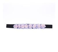 WUURAA Ceinture sexy pour jeans, robe, club, bar, ceinture de taille, chaîne idole costume fleur froissée bijoux de corps fleur ceinture