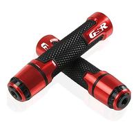 WUURAA Guidon De Moto Poignée Guidon Poignées De Moto pour Suzuki GSR600 GSR 600 GSR750 GSR 750 2011-2016 GSR400 GSR 400 2008-2012 (Color : Rot)