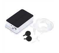 WUURAA Système De Panneau De Module Portable Poisson Oxygénateur À Solaire pour Réservoir Aquarium Étang Eau Pompe À Oxygène Pompe À Air Pompe À Oxygène Solaire pour Réservoir De Poissons