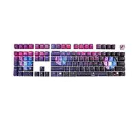 WUURAA Touches de clavier mécanique étoilé 108 PCS OEM Profil Dye Sub pour couverture de clé pour Cherry MX GK61 64 84 96 touches rétroéclairées