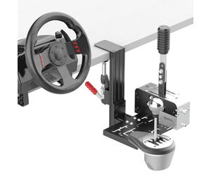 wuutyty Support de bureau universel pour simulateur de course et frein à main | Compatible avec Logitech G, Thrustmaster TH8A/TSS, Fanatec Clubsport et modèles USB