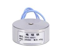 WUUXLIZMX Aimant de Levage électrique Ventouse électromagnétique 12V24V XDA-49/21 Puissance d'aspiration 40 kg(12V)