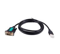 WUUXLIZMX Convertisseur USB vers série Adaptateur de câble USB vers RS232 COM série PDA 9 DB9 Broches, prolifique pl2303 FTDI for Windows 10 7 8.1 XP Vista Mac OS USB RS232 COM(PL2303 Chip Inside)