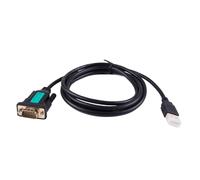 WUUXLIZMX Convertisseur USB vers série Adaptateur de câble USB vers RS232 COM série PDA 9 DB9 Broches, prolifique pl2303 FTDI for Windows 10 7 8.1 XP Vista Mac OS USB RS232 COM(FTDI Chip Inside)