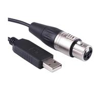WUUXLIZMX Convertisseur USB vers série Adaptateur de contrôle USB RS485, câble d'interface DMX Ouvert Enttec for lumière LED ADJ Inno Pocket Scan(16ft)