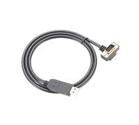 WUUXLIZMX Convertisseur USB vers série Câble Adaptateur série USB vers DB9 RS232, Angle Haut/Bas, Ultra Fin, avec Puce FT232RNL, câble de Port COM mâle d-sub 9 Broches à Profil Bas