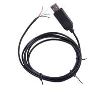 WUUXLIZMX Convertisseur USB vers série Câble de Communication FT232RL USB RS232 série 4 Broches, extrémité dénudée, Compatible avec USB-RS232-WE