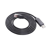 WUUXLIZMX Convertisseur USB vers série Câble de Communication RS485 for onduleurs Câble FTDI USB RS485 vers RJ45 for connecter/configurer Les onduleurs au PC(5.0M)