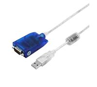WUUXLIZMX Convertisseur USB vers série Convertisseur USB vers RS-232 de 0.5M, câble RS232 vers USB2.0, Ligne Adaptateur série DB9 avec Puce à Anneau magnétique ESD UT-880K