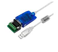 WUUXLIZMX Convertisseur USB vers série Convertisseur USB vers RS-422 RS-485, 1.5m/3.0m, câble RS422 RS485 USB2.0, Adaptateur DB9 avec Chipset, Anneau magnétique UT-890A(1.50m)