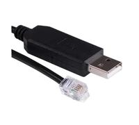 WUUXLIZMX Convertisseur USB vers série CP2102 USB RS232 à 4P4C RJ10 Adaptateur contrôle télescope câble for Meade 505 télescope PC câble(1m,Black)
