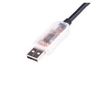 WUUXLIZMX Convertisseur USB vers série Module de convertisseur USB RS485 FTDI FT232RL Modbus, câble série à 3 Broches, Compatible avec USB-RS485-1800-WE(Transparent USB)