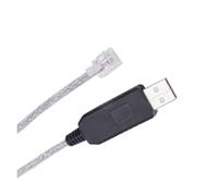 WUUXLIZMX Convertisseur USB vers série Nexstar eq6 câble de Connexion PC de Commande Manuelle FTDI USB à RJ11RJ12 6p4c 6P6C câble de convertisseur série RS232 de contrôleur Manuel(Braid Foil Shield)