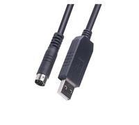 WUUXLIZMX Convertisseur USB vers série PL2303GT USB 8 Din Mini Adaptateur de Prise RS232 câble de Programmation de convertisseur for PLC série 1000 1100