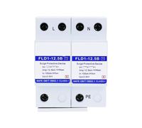 WUUXLIZMX Parafoudre Parafoudre d'alimentation 220 V 12,5 KA, Protection Contre Les surtensions de Niveau T1 FLD1-12,5B