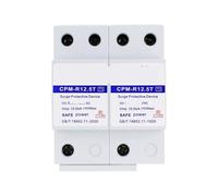 WUUXLIZMX Parafoudre Parafoudre d'alimentation 220 V, Protection Contre Les surtensions 20-80 kA(12.5kA CPM-R12.5T)