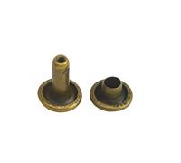 Wuuycoky Rivets tubulaires en métal à Double Bouchon Bronze 9 mm à 12 mm de diamètre