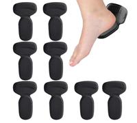 Wuvfojca Cales talonnières - Huit coussinets souples absorbant l'humidité pour bottes,Comble-Chaussures Trop Grandes Coussin Talon Haut,pour Femme Homme Baskets Mocassins Bottes Escarpins Mary