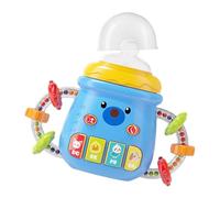Wuvfojca Gobelet pour, biberon pour - Bouteille sensorielle avec hochet et musique | Accessoires de développement d'alimentation polyvalents pour garçons et filles