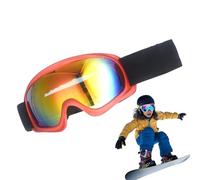 Wuvfojca Masque De Snowboard Mauvais Temps Lunettes De Ski Enfant Lunettes De Snowboard PC Protection Lunette Ski UV Protection Anti-Buée Coupe-Vent Pour Hommes Femmes Jeunes Enfant De 3 À 10 Ans