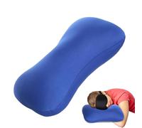 Wuvfojca Oreiller Ergonomique en Microbilles 38x20cm Oreiller Cylindrique en Mousse Coussin Rouleau À Billes Soutien du Cou Et du Dos Confortable pour Voyages Massages Yoga