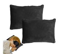 Wuvfojca Petit Coussin - Lot de 2 Coussins d'avion | 28 x 18 cm Coussin de Nuque pour, Animaux domestiques, Nuque, Poignet, Taille, Genou, lit, Chaise, canapé, Voyage, Avion
