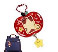 Wuvfojca Porte-clés photo - Accessoires de mode portables - Porte-clé photo vide - Pour sac à main, sac à dos, , adolescents, adultes, voyage, fête, concert, festival