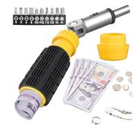 Wuvfojca Tournevis Avec Cachette Secrète En Métal 20 X 4cm Tournevis De Dissimulation Compartiment Secret Pour Le Rangement D'objets De Valeur, Compartiment De Rangement De La Boîte À Monnaie