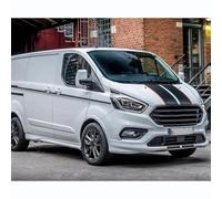 Wuweixf Autocollant de Voiture pour Ford Transit Tourneo Custom, Imperméables Autocollants Voiture Body Kit Modifié Décoration pour Voitures Véhicules,A/Black - Orange Edge