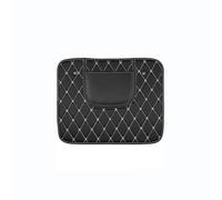 Wuweixf Protections Dossier de Siège Voiture pour Fit Jazz 2021-2023, Protège Le Siège Contre la Saleté Protecteur de Siège Arrière,B/Black-White-Short