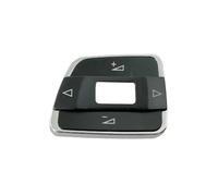 WUWMTUTCK 1x bouton de commande de commutateur de volant Audio multifonctionnel, garniture de couvercle adaptée for VW Passat B7 r-line Sharan 2011 - 2015 3C8959538(Plusminus-Left-1PC)
