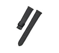 WUWMTUTCK Accessoires de montre, couche supérieure en cuir 20mm, ceinture adaptée for bracelets Hermes H Hour HH1.510/501, Texture relief(Schwarz,20mm)