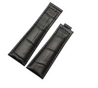WUWMTUTCK Bracelet de montre en cuir for Rolex, accessoire for DAYTONA, 20mm, noir et marron(Schwarz)