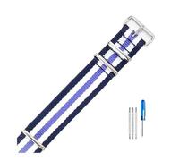 WUWMTUTCK Convient for Daniel Fit for Wellington Fit for Tissot Fit for Rolex Water Ghost Fit for Citizen Fit for Seiko Bracelet de montre en nylon élastique 18 20 22 mm((5) Purple,22mm)