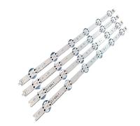 WUWMTUTCK LED Bande Convient for LG 49 "V17 ART3 TV 49UJ651V 49UJ675V 49UJ676V 49UJ634V 49UJ634V 49UJ655V 49UJ655V 49UJ6565 6910L-2862A 6916L-2863A LC490DGG