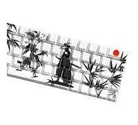 Wuxia 64/74 touches translucides avec impression latérale rétroéclairée pour claviers 60 80 61/64/68/75/87