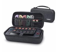 WUXIDIXI Carrying Case Compatible with Nintendo Switch 2, Hard Portable Travel Storage Bag for Switch 2 with Game Card Holders, 2 Screen Protector and 2 Thumb Grip Caps