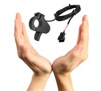 Wuxing 300X Accélérateur pour vélo électrique 5 V 3 conducteurs Rotation 70 degrés 12 V 24 V 36 V 48 V 52 V 72 V Support PC/ABS