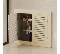 WUXTOKV Grille Cache Radiateur, Cache Chauffage, pour Couvrir Les Canalisations Apparentes et Embellir l'espace, Respirant et Sûr(70x80x2CM/28x31x1IN)