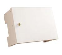 WUXTOKV Tablette Radiateur en Métal, Cache Box Internet, pour Dissimuler Les Interrupteurs Muraux, Idéal pour Une Installation sous Un Chauffe-Eau(35x30x15CM/14x12x6IN)