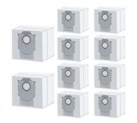 WuYan 10 Pack efficacité filtre hepa-vide pour XiaoMi Roborock S7 MaxV Ultra/Q5+ / Q7+ / Q7 Max+ / T8 sacs à poussière de remplacement sous vide
