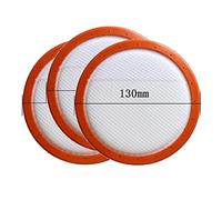 WuYan en coton lavable rond pour Midea aspirateur C3-L148B C3-L143B VC14A1-VC 130 mm Eléments de filtre HEPA 3 pièces FD10648314