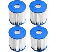 WuYan Lot de 4 filtres de rechange pour Intex, piscine 28601/28602 pour ensemble Intex Type H 29007E - Pour piscines hors sol et