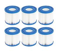 WuYan Lot de 6 cartouches filtrantes de type D VII, cartouche de rechange compatible avec Bestway Intex Type D Cartouche filtrante pour piscines Hot Spring Spa