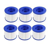 WuYan Swimming Pool Filter 6 Pack Replacement，Cartouche Filtre à Vis Gonflabl De Vis 104mm，pour Clever Spa + Aquaparx + Aqua Spa + Costway + All Seasons + GoPlus + Wido and Others…
