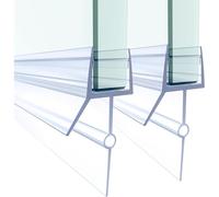 Wuyangcun 2 x 70cm Joint de porte de douche, joint d’étanchéité en caoutchouc durable, hermétiquement scellé, reste en place (4mm)